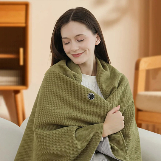 🔥 Christmas Sale — 50% OFF! ❄️ Stay Warm All Winter — Portable Electric Heated Blanket Shawl