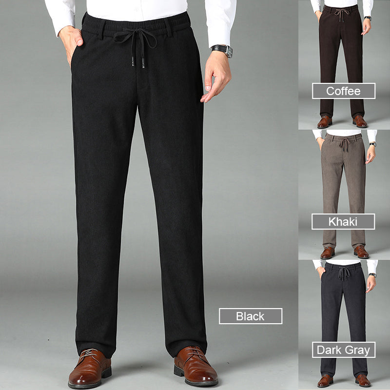 🎁💖Nice Gift! Men's Thickened Elastic Waist Corduroy Pants🔥（free shipping）