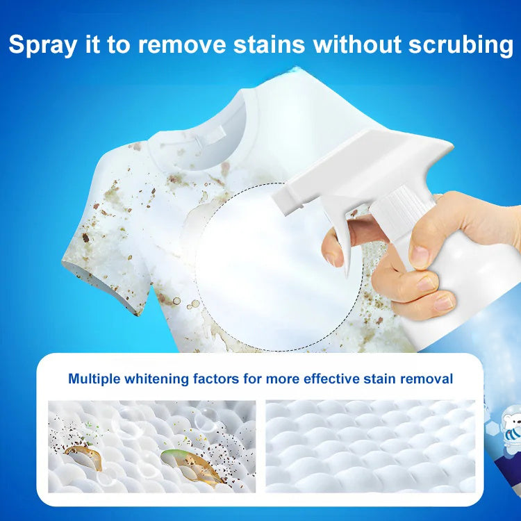 Fabric-friendly powerful stain removal cleaning spray