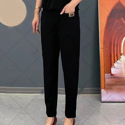 🔥Last Day Sale 49%💝Women's Elastic Waist Cotton Pants