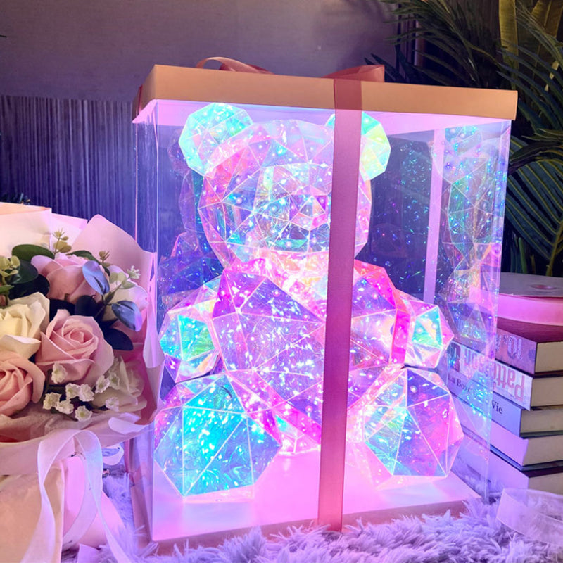 Anniversary Special 💕 Colorful Glowing Bear – 50% OFF
