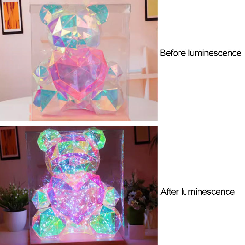 Anniversary Special 💕 Colorful Glowing Bear – 50% OFF