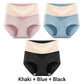3pcs Women's High Waisted Breathable Antibacterial Soft Underwear