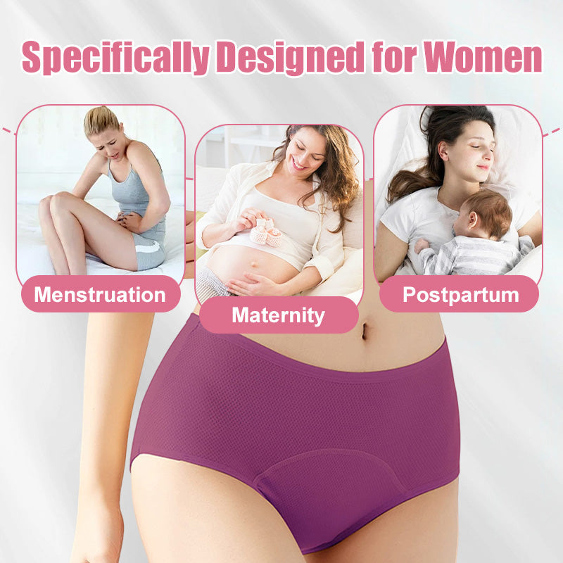 Limited BUY 3 GET 2 FREE🔥2025 New Upgrade High Waist Leak Proof Panties– Comfort Redefined!