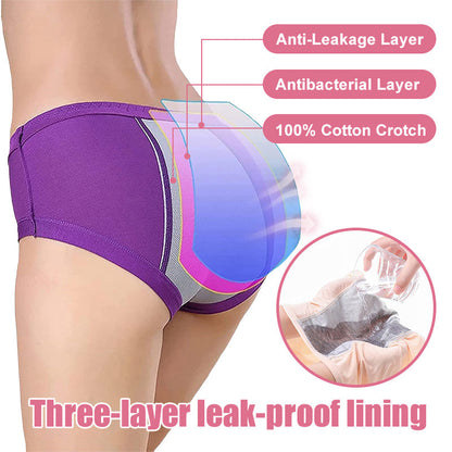 Limited BUY 3 GET 2 FREE🔥2025 New Upgrade High Waist Leak Proof Panties– Comfort Redefined!