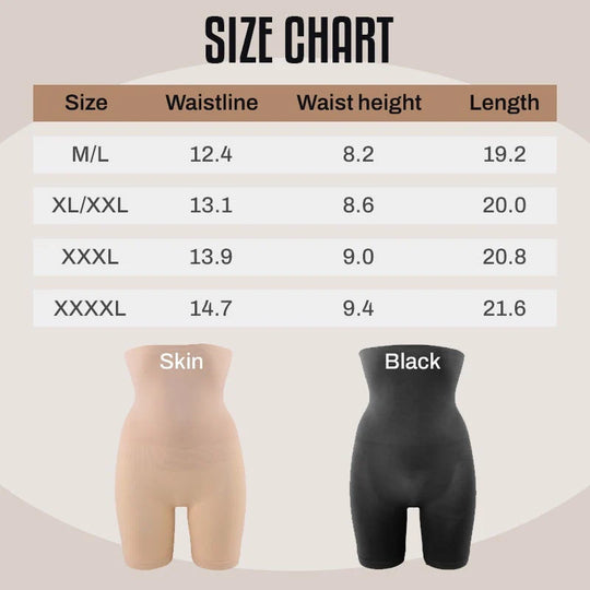 Seamless High-Waist Tummy Control Shapewear