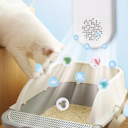 🌬️Litter Box Electric Odor Eliminator Deodorizer🌬️Bid farewell to odors and enjoy freshness!