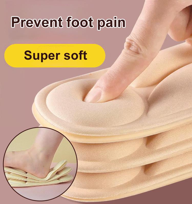 5D Shit Stepping Feeling Long Standing Super Soft Thickened Breathable Insole