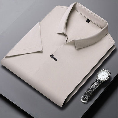 🎁Hot Sale 50% OFF⏳Men’s Casual Lapel Breathable Wrinkle-free T-shirt