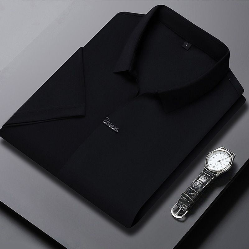 🎁Hot Sale 50% OFF⏳Men’s Casual Lapel Breathable Wrinkle-free T-shirt