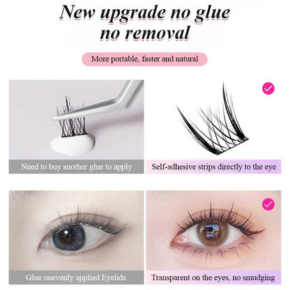 ✨Waterproof Glue-free Realistic False Eyelashes