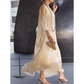 🔥Last day for 70% off🔥Elegant Chiffon Marbleized Print Dress