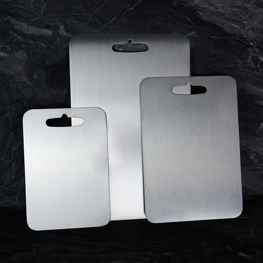 Cutting Board - Stainless Steel Cutting Board for Kitchen, 304 Chopping Board Food-Grade