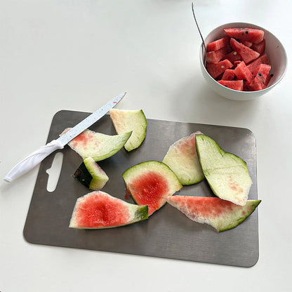 Cutting Board - Stainless Steel Cutting Board for Kitchen, 304 Chopping Board Food-Grade