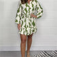 S-2XL🌷Casual Irregular Stripe Lapel Tie Waist Shirt Dress