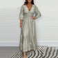 💖Hot Sale 49% OFF-🎁2024 New Satin Ruffled Maxi Dress