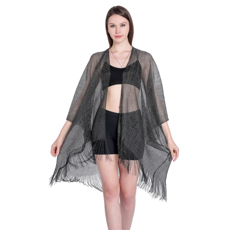 Summer Hot Sale💃Sparkling Tassel Shawl