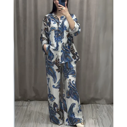 🌷LIMITED TIME OFFER 55% OFF🌷Two Piece Shirt and Trousers Set for Women