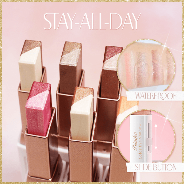 6Pcs Two Color Eyeshadow Stick Set