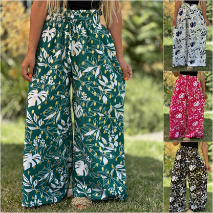 Women's Printed Wide Leg Pants（50% OFF）