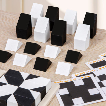 🎁Early Xmas Sale - 49% OFF🎅Creative Black & White Block Puzzles Set for Kids