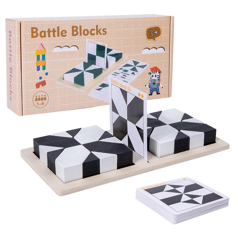 🎁Early Xmas Sale - 49% OFF🎅Creative Black & White Block Puzzles Set for Kids