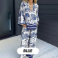 Printed Causal Loose Suit for Plus Size Women