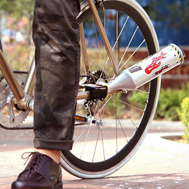 Bicycle Exhaust Pipe with Turbo Motorcycle Sound Effect