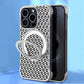 Honeycomb Heat Dissipation Case with Kickstand for iPhone