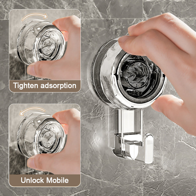 Punch-free Swivel Vacuum Type Suction Cup Hooks