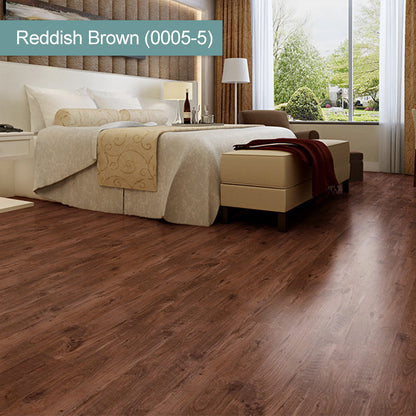 Wood Grain Peel and Stick Floor Tile - 5 PCS Set