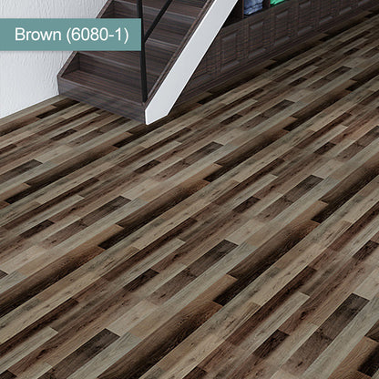 Wood Grain Peel and Stick Floor Tile - 5 PCS Set