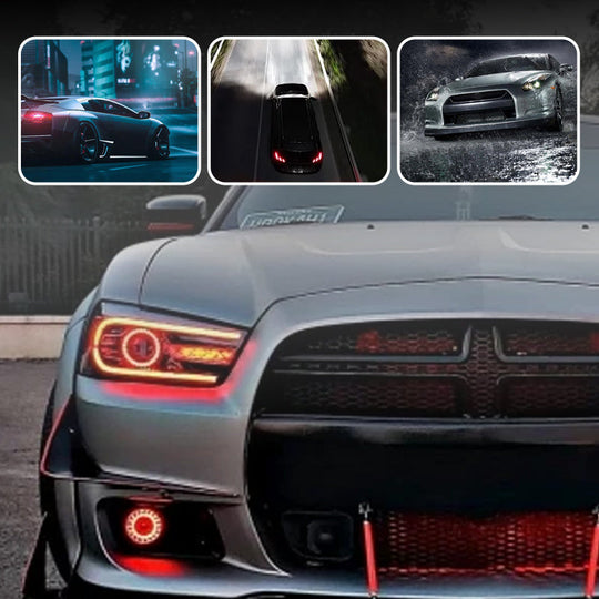 LED Devil Eyes Headlights-visual feast
