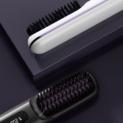 🔥New upgrade Hot Sale ⏳Cordless Ceramic Heated Hair Straightening Comb