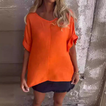 🌺Oversized V-Neck Top for Women