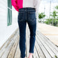 Tummy Control Cuffed Slim Fit Jeans