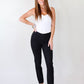 Tummy Control Cuffed Slim Fit Jeans