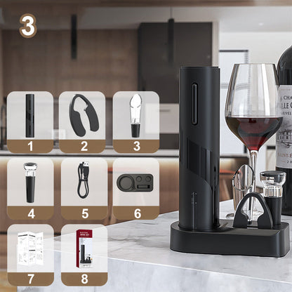 Creative Gift - Multifunctional Electric Wine Opener Set