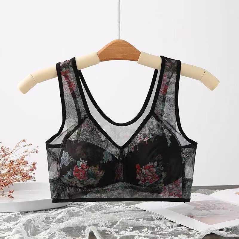 [Rich Women Are Wearing] Lace Buttonless Comfortable Bra