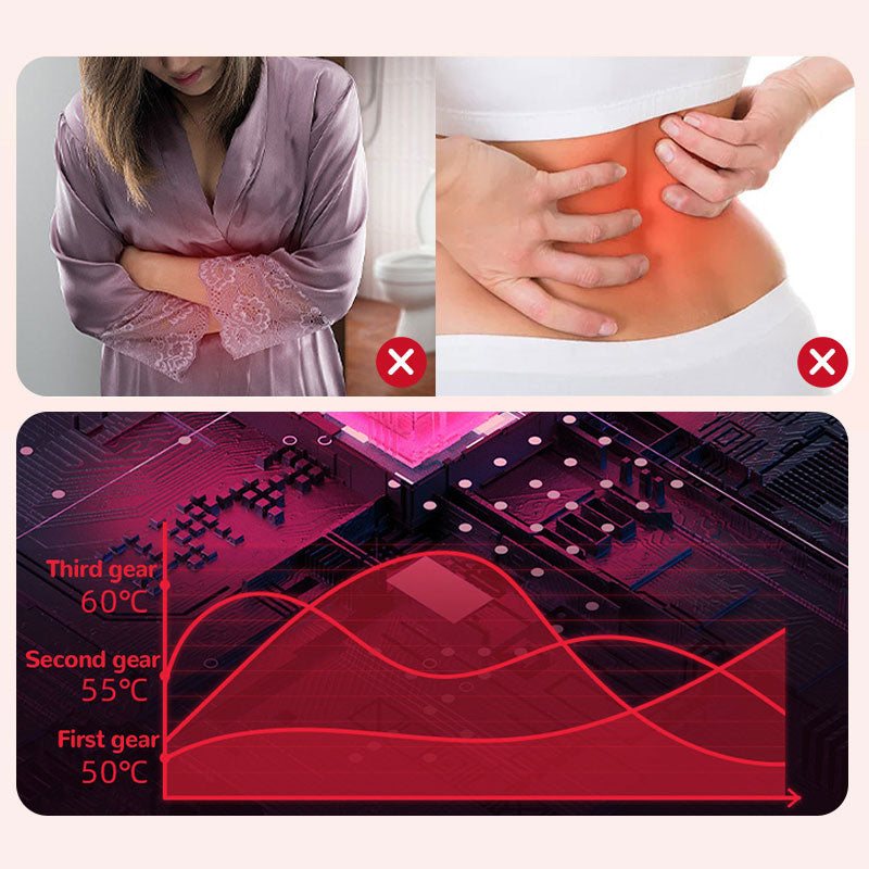 💝The best gift for her! Dynamic massage and heating belt for menstruation