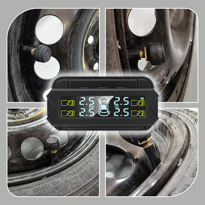 Solar Wireless Monitoring System for Tire Pressure