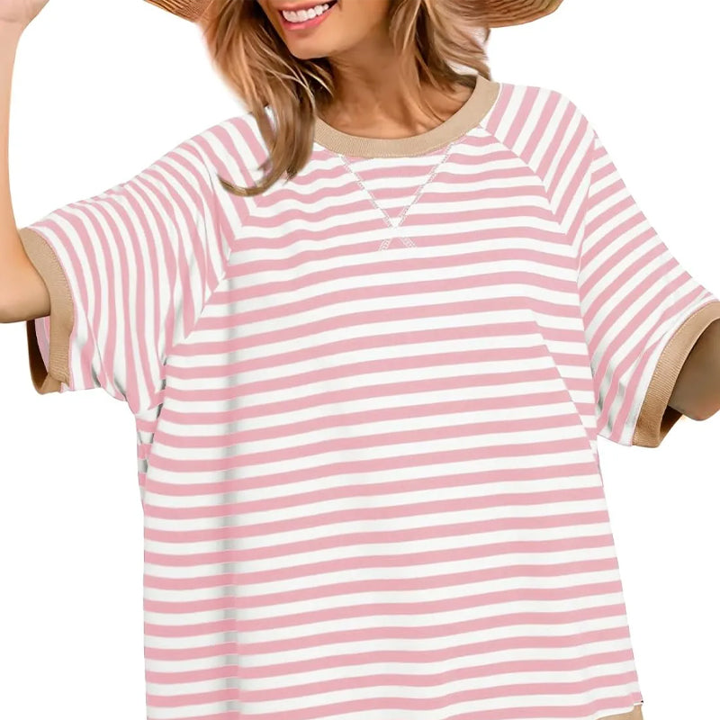 🦋Women's Oversize Striped T-Shirts💕