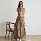Women's Tie Knot Wide Leg Pants