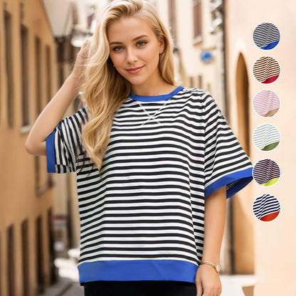 Women's Oversize Striped T-Shirts