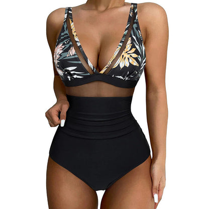 🌷 Meet Summer-50% OFF🏝️Mesh Tummy Control Swimsuit👙