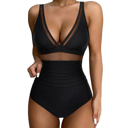 Mesh Tummy Control Swimsuit