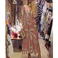 Exclusive vintage coconut tree print dress