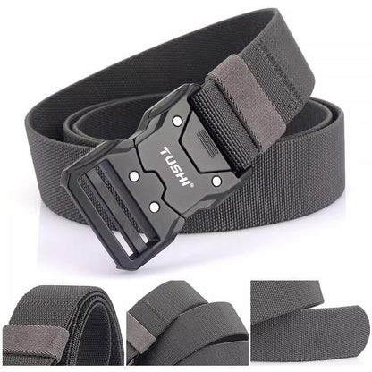 😎Nice gift! Tactical elasticated belt with quick-release buckle✨