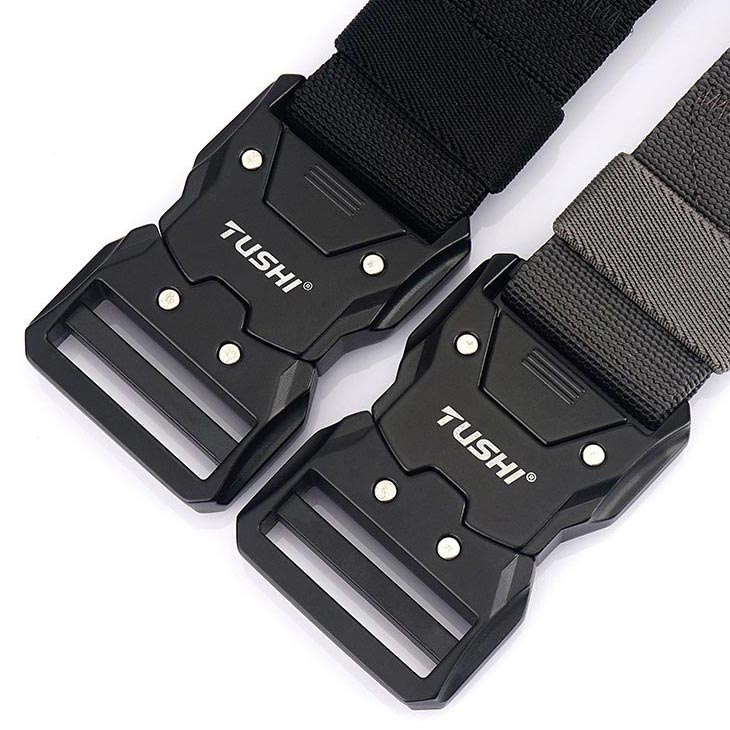 😎Nice gift! Tactical elasticated belt with quick-release buckle✨