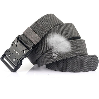 😎Nice gift! Tactical elasticated belt with quick-release buckle✨